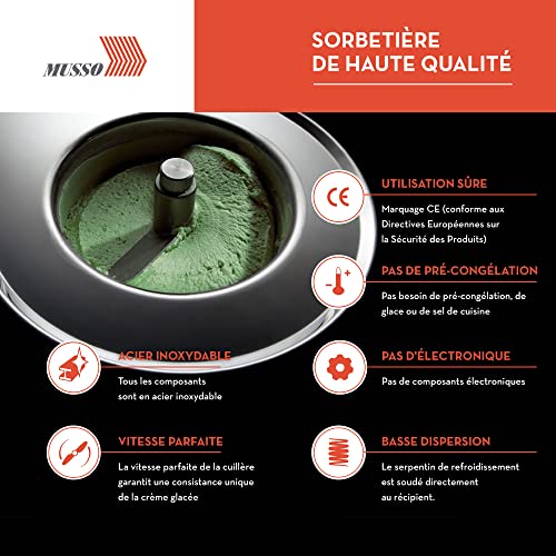 Turbine à glace Musso Mini Lussino 4080 - 0,75 Litre — miniature 3