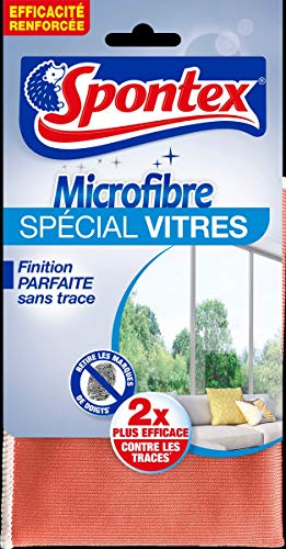 Lavettes microfibre vitres Spontex pour une luminosite maximale dans votre salon