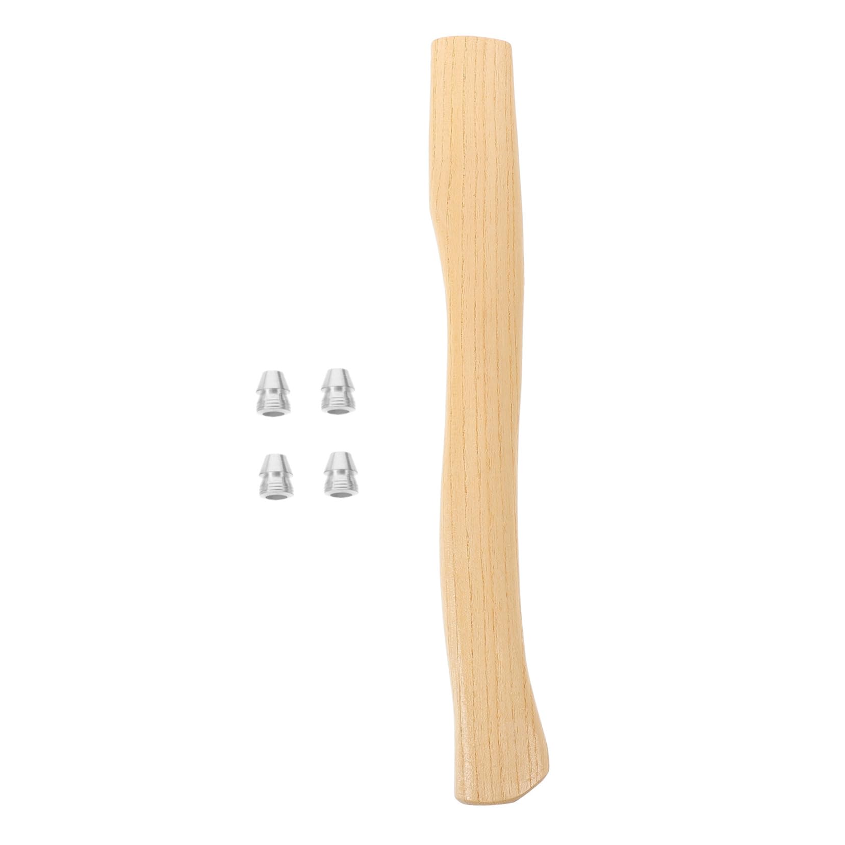 DECHOUS 1Set Axe Handle Replacement Wooden Grip for Repairing Short Hatchets Easy to Install for Wood Splitting and Camping Activities No Burrs Design