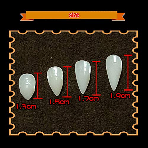 Staright 10 unidades/pacote de Halloween vampiro zumbi truque de dentes falsos brinquedo festa para