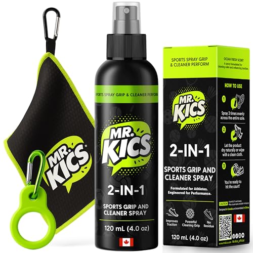 MR. KICS Basketball Shoe Grip Spray - Anti Slip Traction