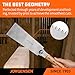 JORGENSEN Japanese Pull Saw RYOBA, 7 Inch Pro Double Edge, SK5 Flexible Blade, 18 TPI & 7-12 TPI, Woodworking Hand Saw for Hardwood & Softwood, Wood Trim