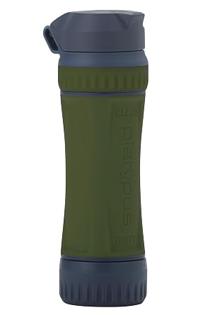 Platypus Quickdraw Ultralight Backpacking Water Filter, Green