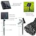 Joomer Solar Christmas Lights, 2 Pack Total 144 FT 400 LED 8 Modes Waterproof Solar String Lights Outdoor Auto ON/Off for Patio, Tree, Garden, Christmas Decorations (Multicolor)