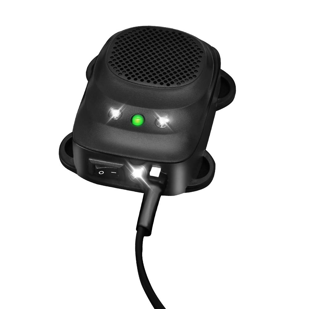 Loraffe Under Hood Animal Repeller Ultrasonic Rodent Repellent LED