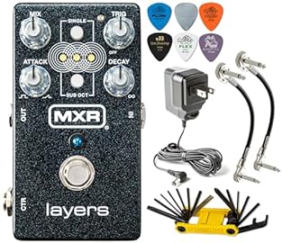 The MXR Layers Pedal blooms with rich, organic sustain that imbues every strum and pluck with resonance and depth—pull off chord voicings you never thought possible, compose transcendent melodies, orchestrate harmonic ensembles, create lively stereo ...