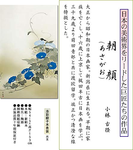 Amazon.co.jp: 掛け軸 掛軸 小林古径（こばやしこけい）・ 朝顔