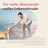 MERA Extrawurst getreidefreie Hundeleberwurst, 75g Tube mit viel Frischfleisch und Geschmack, Trainingsleckerli für ausgewachsene Hunde und Welpen, ohne Zucker und Salz