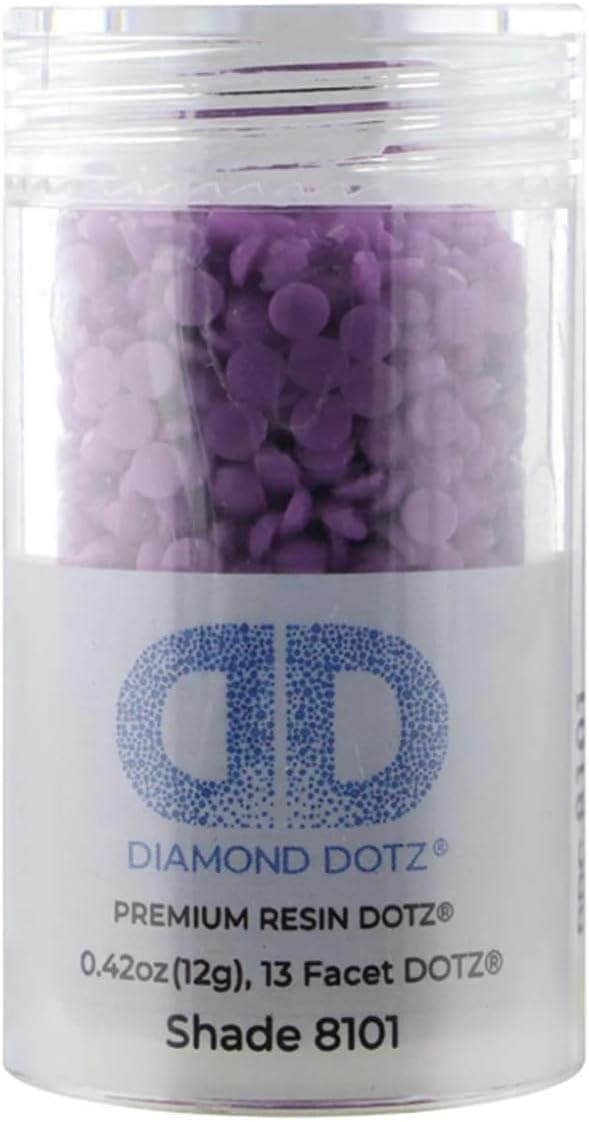 Diamond Dotz 2.8MM 12G Cylinder Purple - Freestyle Diamond Painting Beads, Diamond Art Beads, Replacement Drills, Loose Gems for DIY Crafts and Art Projects