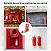 4pcs Fire Extinguisher Mount, Universal Fire Extinguisher Bracket Metal Heavy Duty Fire Extinguisher Tool Wall Hook Holder Hanger Hold up to 18LB with Screws, for Home, RV, School Offices, Hotels