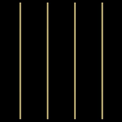 Miniatura 30 de Varilla redonda de latón de 3/8 pulgadas, 1 barra redonda de latón, 3/8 pulgadas de diámetro y 14 pulgadas de largo