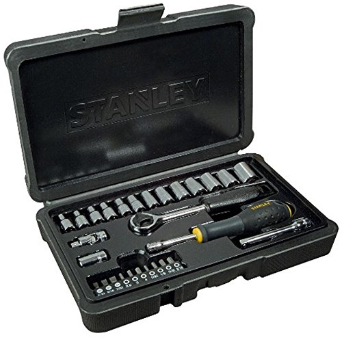 Facile da mantenere STANLEY STHT0-73931 - Set di chiavi a bussola 28 pezzi 1/4 \