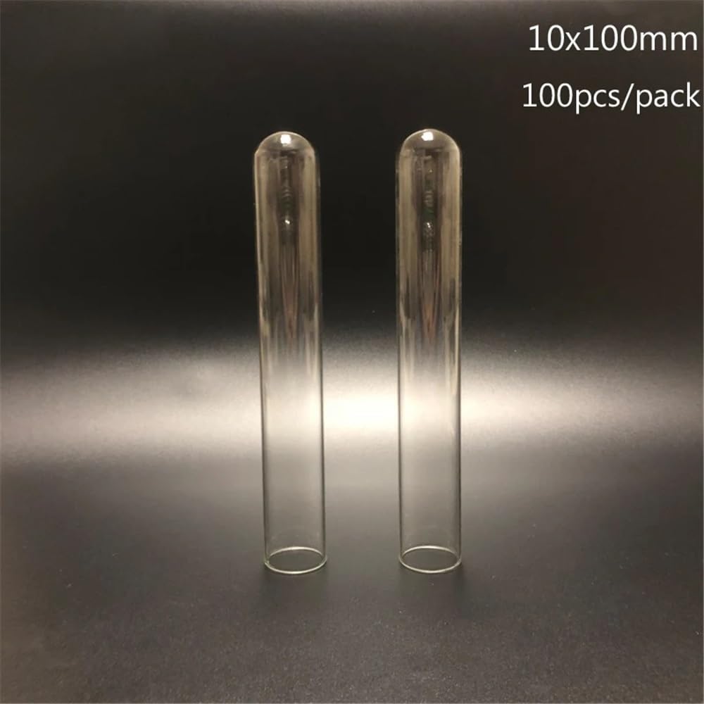 Strumenti da laboratorio e attrezzature 100 pezzi/confezione 10x100mm provetta in vetro da laboratorio fondo piccolo provetta in vetro da laboratorio