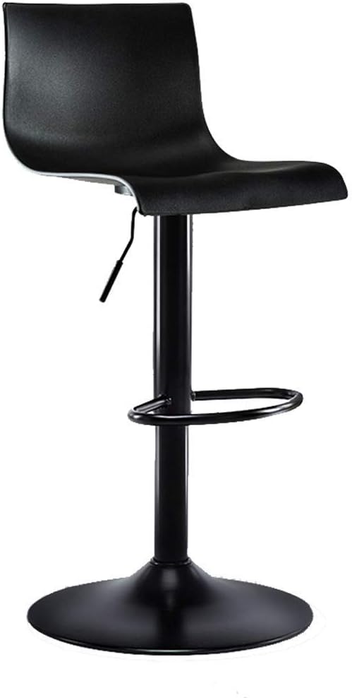 SBar Stool, Modern Minimalist High Stool Bar Table And Chair Creative Bar Chair Home Stool Back Bar Stool Chair Lift,black