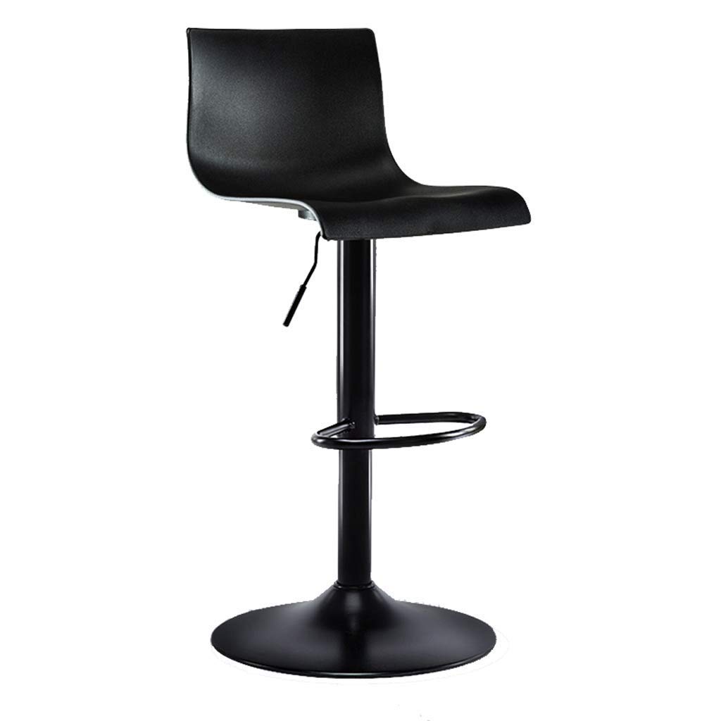 SBar Stool, Modern Minimalist High Stool Bar Table And Chair Creative Bar Chair Home Stool Back Bar Stool Chair Lift,black