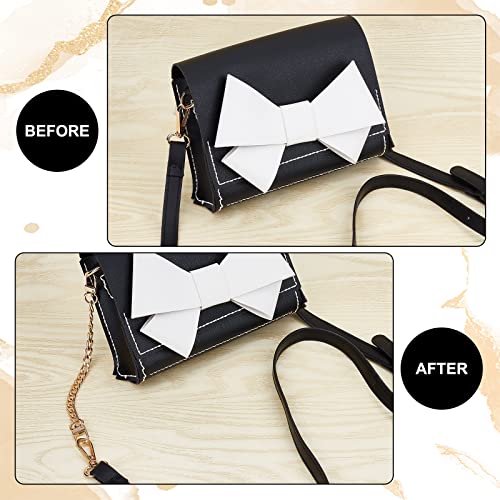 Image of GORGECRAFT 4Pcs 4 Colors 7.9 Inch Purse Chain Strap Purse Strap Extender Flat Chain Strap Handle with Metal Buckles for Wallets Handbags Shoulder Bag DIY Replacement Decoration Accessories
