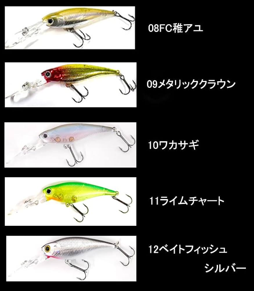 ラッキークラフト ルアー セット ベビーシャッド FC キンクロ ハッピーギル Amazon | ベビーシャッド60FCキンクロ | ラッキークラフト