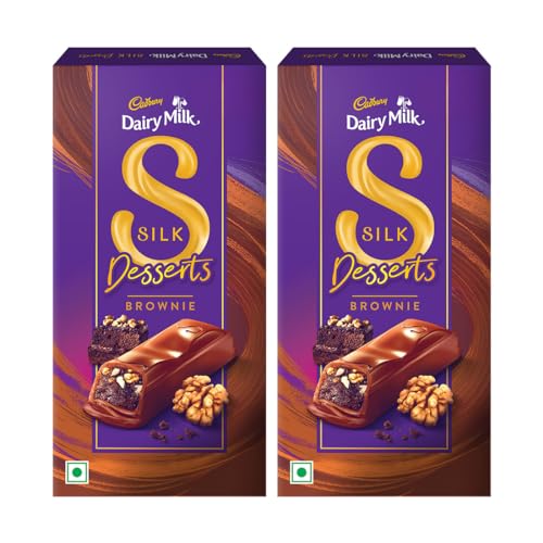 See full amazon price history chart for Cadbury Dairy Milk Silk Desserts Walnut Brownie Chocolate Bar, 140 g (Pack of 2) Cadbury Dairy Milk Silk Desserts Walnut Brownie Chocolate Bar, 140 g (Pack of 2) (B0D5HV1Y3N) Amazon Price History, Amazon Price Tracker