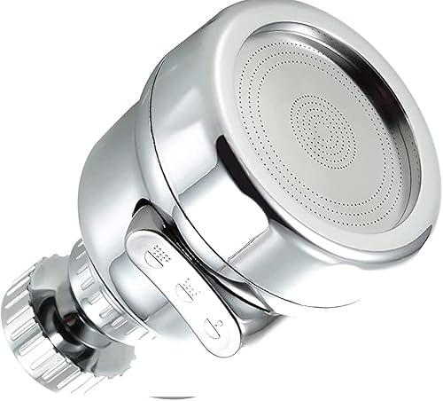 Tenlacum 取付簡単 内ネジ式 外ネジ式 キッチンシャワー 蛇口泡沫器 蛇口シャワーヘッド 首振り 節水 360度回転 3段階モード 切り替えが簡単 コンパクト 水跳防止 漏水防止 きれいな食べ物と道具