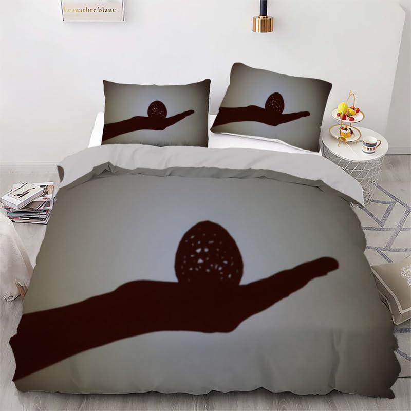 Housse de couette 90x190 en microfibre supérieure 110g/㎡ Simplicité