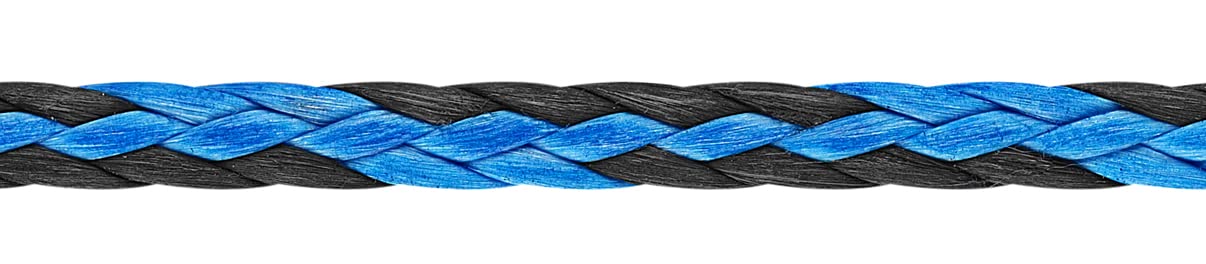 Corde Dyneema Liros 4mm – 10 Mètres, Bleu-noir, Résistance 1300 Dan