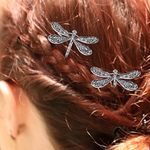 Pinzas para cabello Mabor en plata antigua miniatura 6