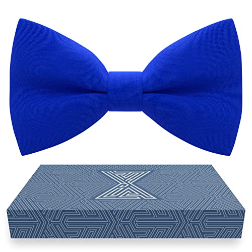 Image of Bow Tie House Mens Bowties Pre-tied Shape Clip on Bowtie Solid Men Formal Wear for kids, baby boys, toddler any age bow ties