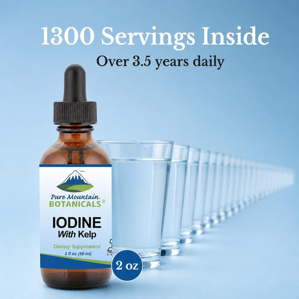 Pure Mountain Botanicals Liquid Iodine Drops 150 mcg, 2 fl oz — Amazon image 5