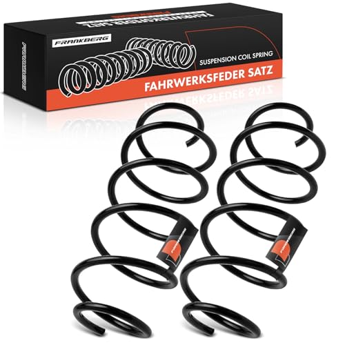 Image of Frankberg 2x Coil Spring Front Axle Compatible with C4 Cactus Hatchback 2014-2024 2008 I CU SUV 2013-2019 Replace# 9673329280