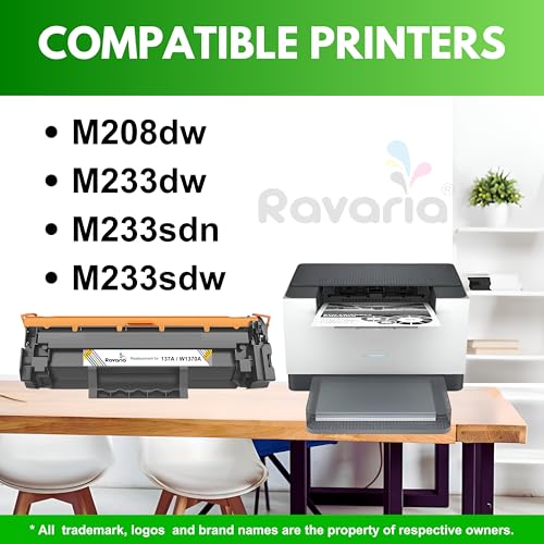 Image of 137A / W1370A Compatible Toner Cartridge for HP Laser Printer M208dw M233dw M233sdn M233sdw (137A / W1370A Toner Pack of 2)