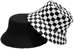Cotton Checkered Bucket Hat: Classic Summer Style