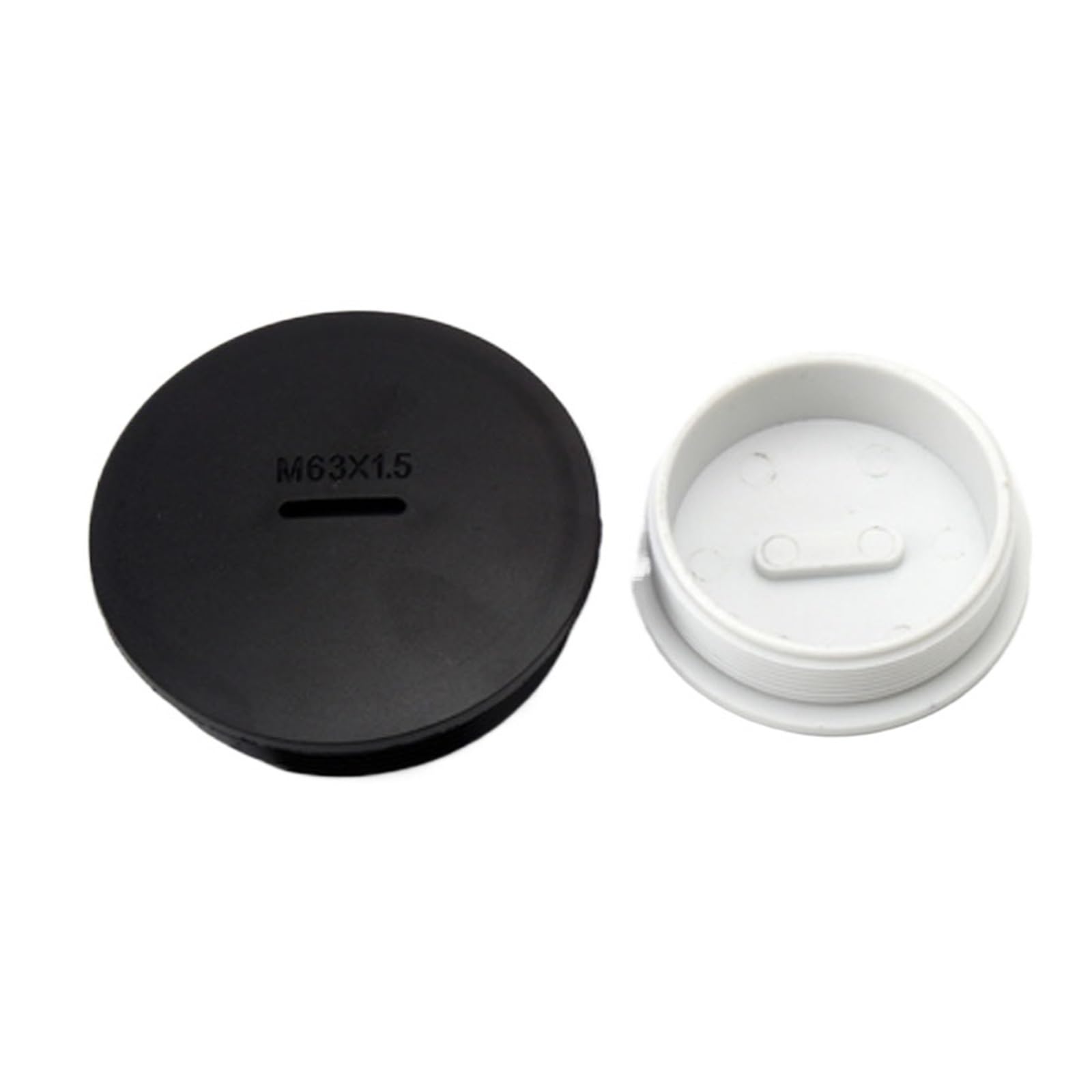 Prensaestopas Tapón Ciego rosca M27 estanco tapón de plástico blanco IP67