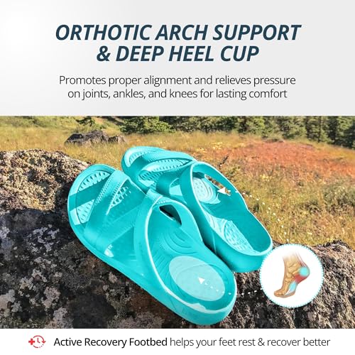 Image of NUUSOL Women Hailey Slide, Lightweight EVASOL Foam Footwear