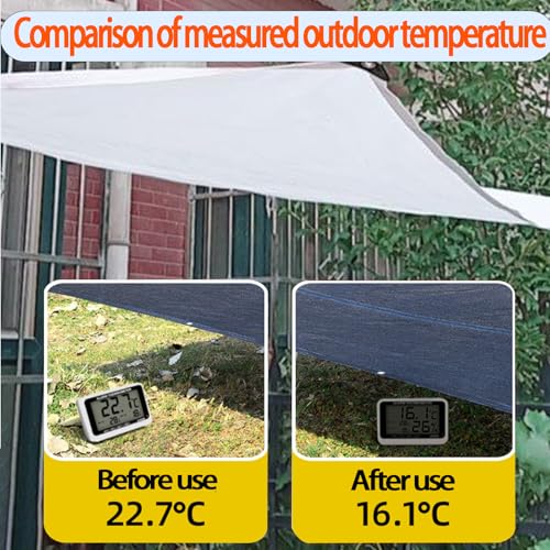 Voile d'ombrage à œillets anti-UV 90% pour refroidissement extérieur