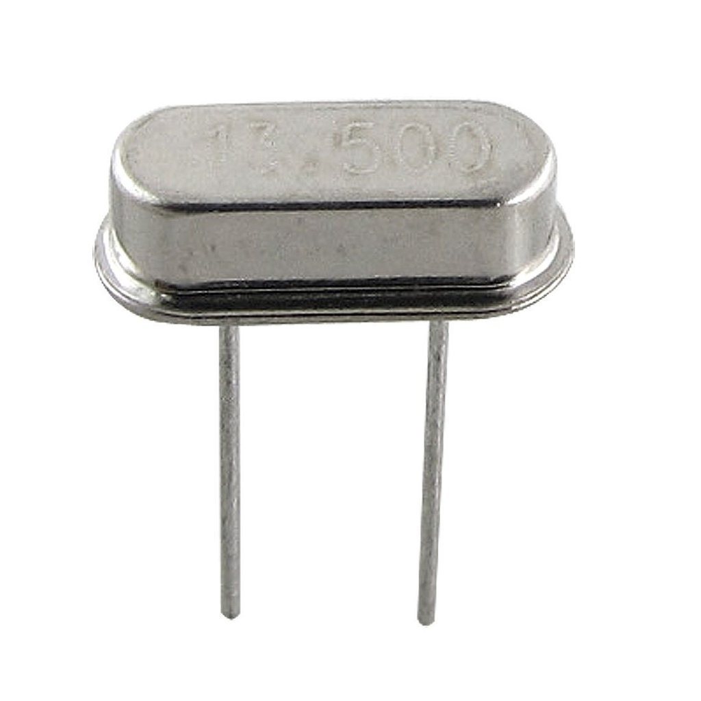 50 Pcs 13.500MHz DIP Mounting HC49S Enclosed Crystal Oscillator