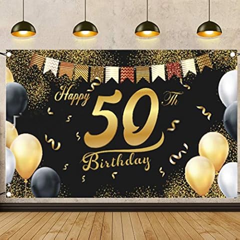 Pancarta de 50 Cumpleaños HIQE-FL Cover