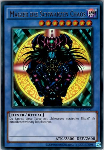 Magier des Schwarzen Chaos - YGLD-DEC01 - Ultra Rare - Deutsch - Yugioh - Yugi\'s Legendary Decks - mit RC-Fieldcenter Magier des Schwarzen Chaos - YGLD-DEC01 - Ultra Rare - Deutsch - Yugioh - Yugi\'s Legendary Decks - mit RC-Fieldcenter