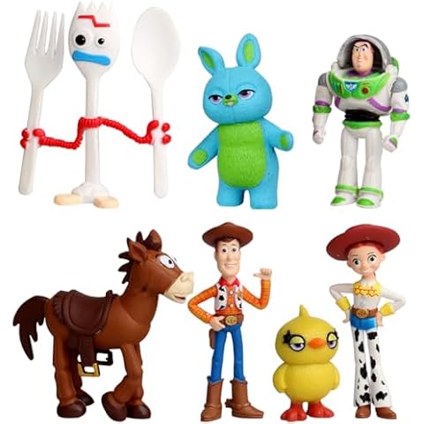 7Pcs Cartoon Story Figures Set for Decoration Cover