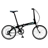 Dahon Vybe D7 Vélo Pliable Mixte Adulte, Obsidian Noir, Taille 20
