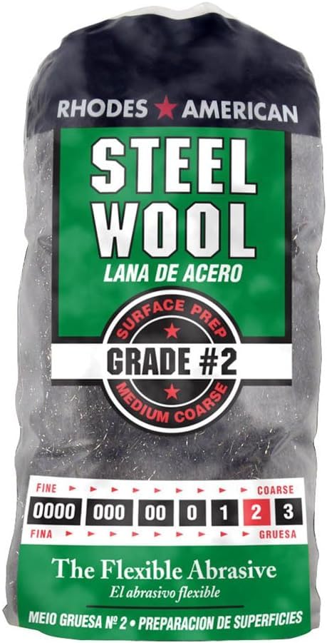 Image of Steel Wool, 12 pad, Medium Coarse Grade #2, Rhodes American, Surface Preparation (Pack of 6)