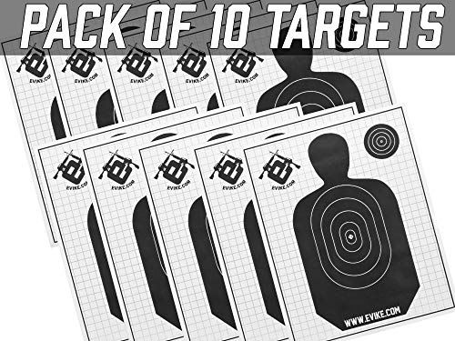 Evike Airsoft - Professional Paper Range Target (Quantity: Pack of 10)