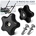DZQPPC Handle Knob and Screw Bolt Washer Kit for Toro Lawn Mowers and Snow Blowers 92-2260 106-4161 107-3844 Used on Many Snowthrowers and Walking Lawnmowers Repair Parts (2 Sets)