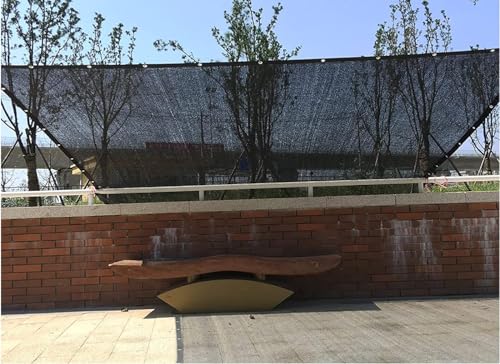 Cobertura de sombra para canil 95% protetor solar, painel de tela com ilhós para casa de cachorro ao