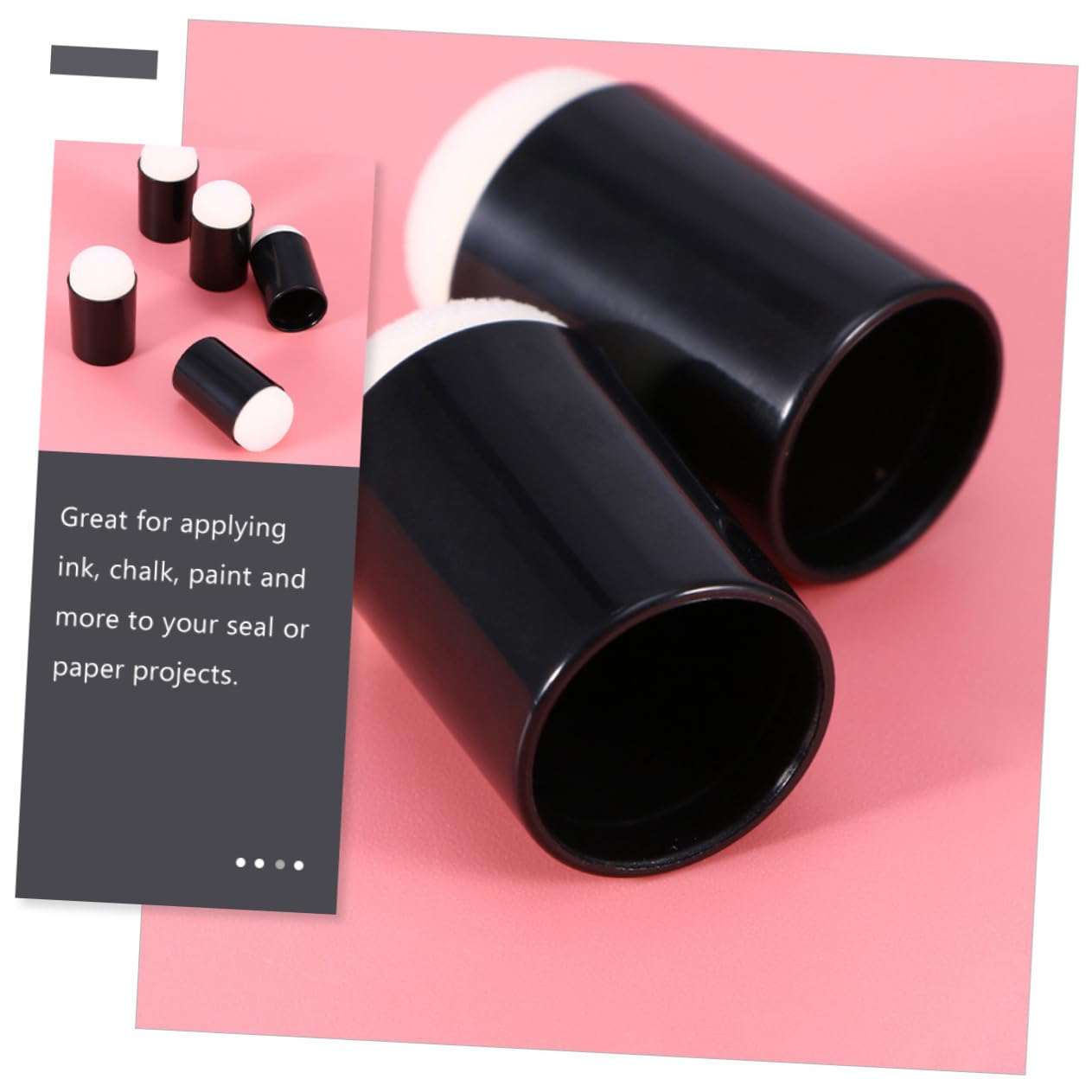 SHINEOFI Esponja para Pintar con Los Dedos Arte De Uñas Almohadillas De Tinta Gel Manualidades Manualidades para Juguete De Esponja De Pintura Dibujantes 30 Piezas X 4