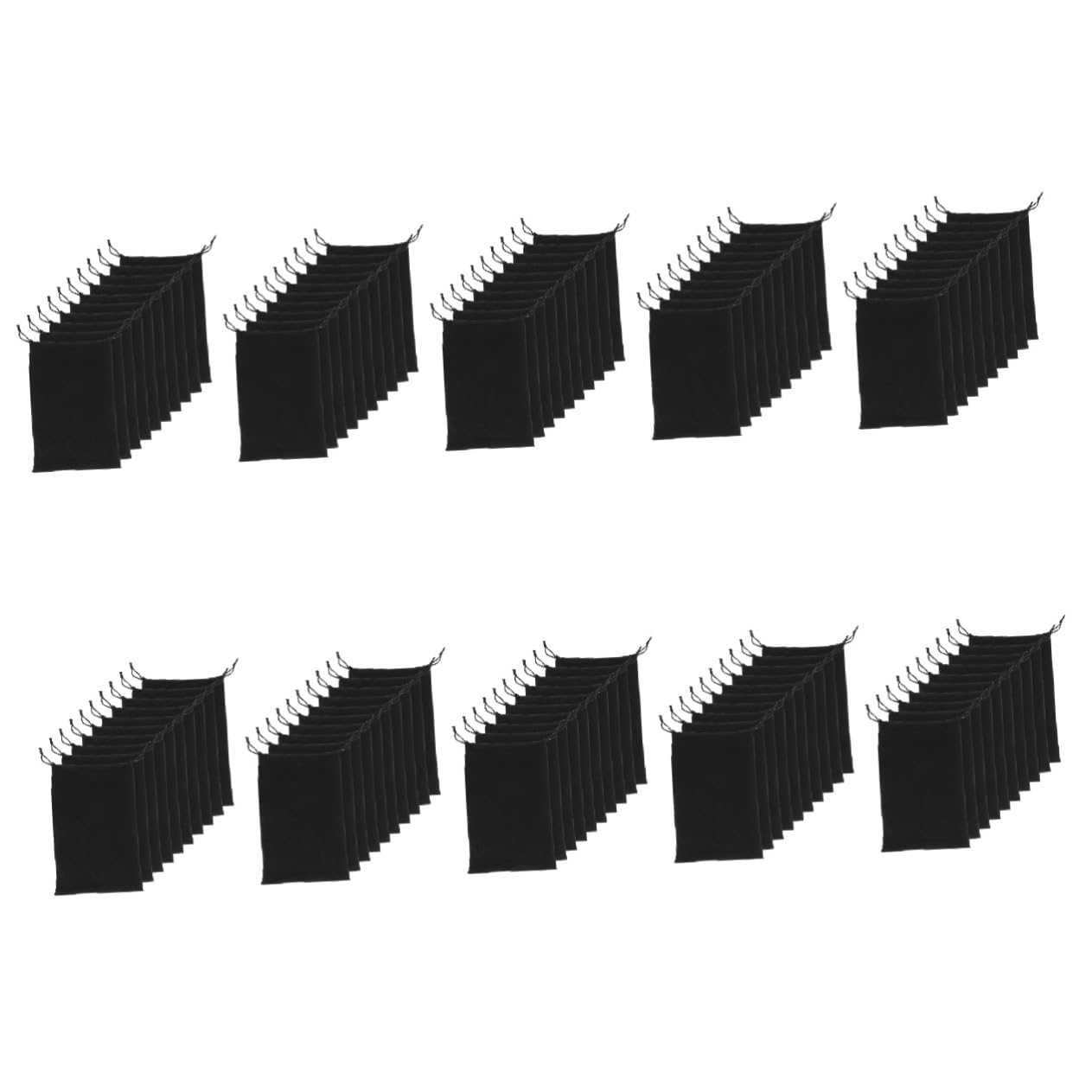 YARNOW 100 Pièces à Cordon Pour De Ski Cas Pochette à Lunettes Organisateur De Lunettes De Neige à Lunettes De Ski Lentilles Planche a Neige Flanelle Manquer Feutre