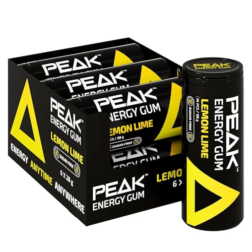 Peak Energy Gum Caffeinated Chewing Gum - Sugar Free With