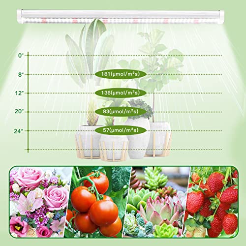 Gytf T5 Grow Lights, 408 Led-Bulb White Full Spectrum High Ppfd Plant Light Strips For Indoor Plants Growing, Greenhouse thumb #3
