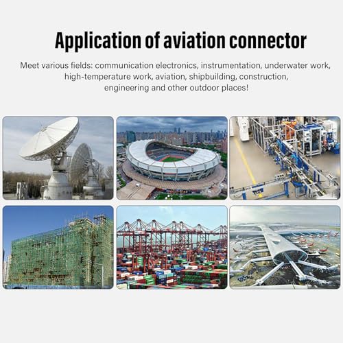Conector SD16 Impermeable IP68 para Aviación con Hilo G3/8 miniatura 3