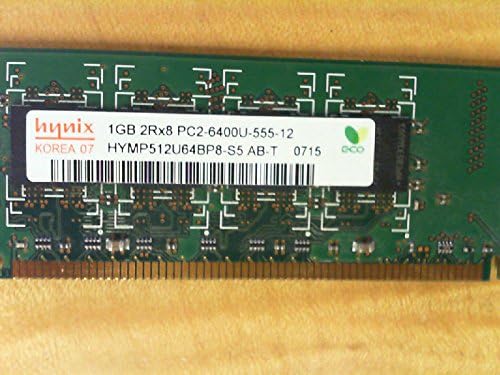 HYNIX HYMP512U64BP8-S5 1GB DESKTOP DIMM DDR2 PC6400(800) UNBUF 1.8v 2RX8 240P 128MX64 64mX8 CL5 8k