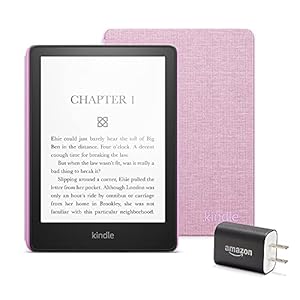 Kindle Paperwhite Essentials Bundle including Kindle Paperwhite (16 GB) Without Lockscreen Ads, – Fabric Cover…